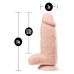 Realistyczne dildo Blush Au Naturel TPE Ø 7,6 cm