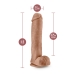 Realistyczne dildo Blush Au Naturel TPE Ø 5,1 cm (23,5 cm)