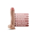 Dildo realist Blush Dr Skin PVC Ø 6,3 cm (22,8 cm)