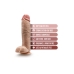 Realistyczne dildo Blush Dr Skin PVC Ø 6,4 cm (22,8 cm)