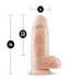 Dildo Realista Blush Dr Skin PVC Ø 8 cm (17,1 cm)