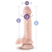 Dildo realist Blush Dr Skin PVC Ø 4,6 cm (17,7 cm)