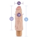 Realistyczne dildo Blush Dr Skin PVC Ø 5 cm (15,2 cm)