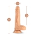 Natürliches Dildo Blush Dr Skin Silikon ABS Ø 3,5 cm