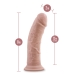 Gode réaliste Blush Dr Skin Silicone Ø 5 cm (19 cm)