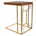 Mesa de canto Alexandra House Living Ouro Natural 35 x 55 x 45 cm