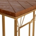 Table d'angle Alexandra House Living Or Naturel 35 x 55 x 45 cm