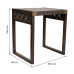 Side table Alexandra House Living Grey Golden 40 x 54 x 49 cm