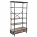 Shelves Alexandra House Living Grey Iron Fir wood 40 x 181 x 100 cm