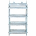 Planken Alexandra House Living Blauw Mangohout 40 x 166 x 90 cm