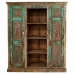 Shelves Alexandra House Living Brown Green Mango wood 38 x 207 x 178 cm