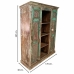 Shelves Alexandra House Living Brown Green Mango wood 38 x 207 x 178 cm