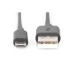 Kábel USB na micro USB Digitus AK-300110-010-S Čierna 1 m