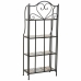 Scaffale Alexandra House Living Nero Ferro Piastrella 27 x 133 x 57 cm