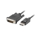 Cavo da DisplayPort a DVI Lanberg CA-DPDV-10CU-0010-BK