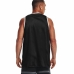 Basketbal T-shirt Under Armour Baseline Zwart