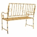 Banc Alexandra House Living Jaune Métal 50 x 92 x 126 cm