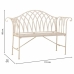 Banc Alexandra House Living Blanc Fer 50 x 88 x 110 cm