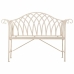 Banc Alexandra House Living Blanc Fer 50 x 88 x 110 cm