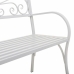 Bench Alexandra House Living White Iron 53 x 91 x 153 cm