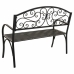 Bench Alexandra House Living Black Iron 53 x 91 x 153 cm