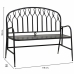 Bancă Alexandra House Living Negru Metal 56 x 98 x 118 cm