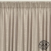 Rideau Alexandra House Living Rustik Gris Naturel 400 x 270 x 1 cm Translucide