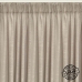 Rideau Alexandra House Living Rustik Gris Naturel 140 x 270 x 1 cm Translucide