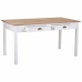 Table Alexandra House Living Blanc Marron 80 x 78 x 150 cm Avec tiroirs