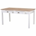 Mesa Alexandra House Living Branco Castanho 80 x 78 x 150 cm Com caixotes