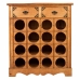 Bottle rack Alexandra House Living PVC Wood Iron 31 x 69 x 63 cm With boxes