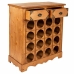 Bottle rack Alexandra House Living PVC Wood Iron 31 x 69 x 63 cm With boxes