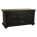 Chest Alexandra House Living Black Iron Mango wood 40 x 47 x 101 cm