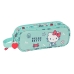 Dobbelt carry-all Hello Kitty Sea lovers Turkisblå 21 x 8 x 6 cm