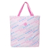 Bolsa Mulher Barbie Logomania Rosa Claro 50 x 45 x 10 cm