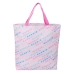 Bolsa Mulher Barbie Logomania Rosa Claro 50 x 45 x 10 cm