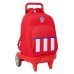 Mochila Escolar con Ruedas Atlético Madrid Rojo 33 x 45 x 22 cm