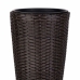 Vaso Alexandra House Living Marrone Ferro Rattan Plastica 28 x 60 x 28 cm