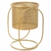 Conjunto de vasos Alexandra House Living Ouro Metal Ferro 26 x 178 x 26 cm 2 Peças