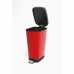 Caixote do Lixo com Pedal KIS Vermelho Polipropileno 50 L