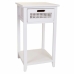 Mesa de Cabeceira Alexandra House Living Branco 35 x 63 x 35 cm