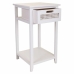 Mesa de Cabeceira Alexandra House Living Branco 35 x 63 x 35 cm