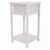 Mesa de Cabeceira Alexandra House Living Branco 35 x 63 x 35 cm