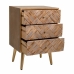 Nightstand Alexandra House Living Brown 35 x 65 x 44 cm