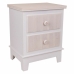 Mesa de Cabeceira Alexandra House Living Branco 30 x 50 x 40 cm