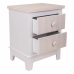 Mesa de Cabeceira Alexandra House Living Branco 30 x 50 x 40 cm