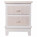 Mesa de Cabeceira Alexandra House Living Branco 30 x 50 x 40 cm