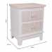 Mesa de Cabeceira Alexandra House Living Branco 30 x 50 x 40 cm