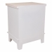 Mesa de Cabeceira Alexandra House Living Branco 30 x 50 x 40 cm