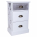 Mesa de Cabeceira Alexandra House Living Branco 25 x 57 x 35 cm